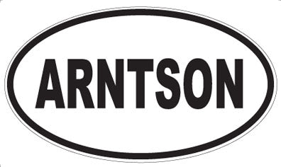 ARNTSON - Oval Magnet