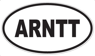 ARNTT - Oval Sticker