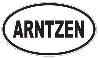 ARNTZEN - Oval Sticker
