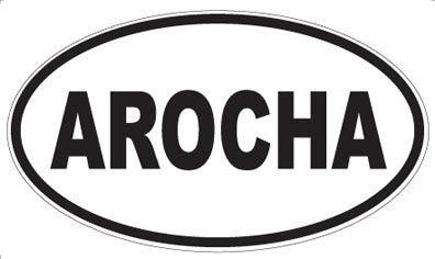 AROCHA - Oval Sticker