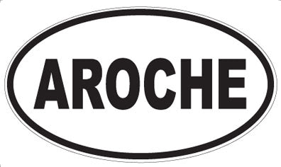 AROCHE - Oval Sticker