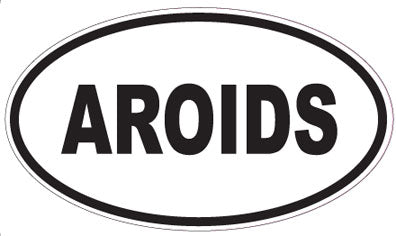 AROIDS - Oval Sticker