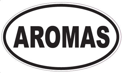AROMAS - Oval Sticker