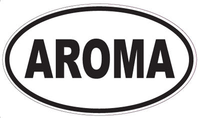 AROMA - Oval Magnet