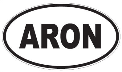 ARON - Oval Sticker