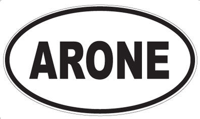 ARONE - Oval Sticker