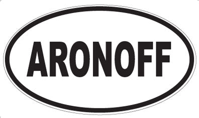 ARONOFF - Oval Sticker