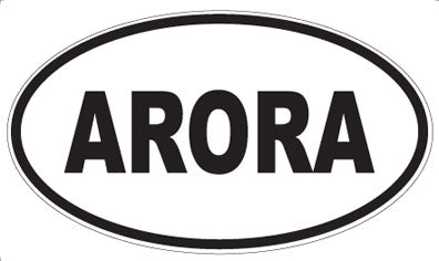 ARORA - Oval Magnet