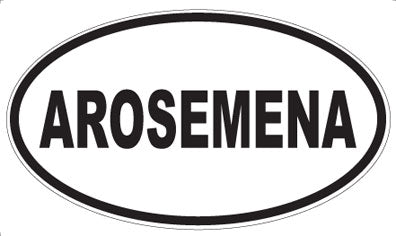 AROSEMENA - Oval Sticker