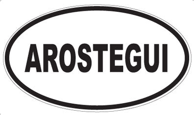 AROSTEGUI - Oval Magnet