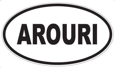 AROURI - Oval Sticker
