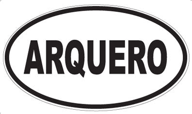 ARQUERO - Oval Magnet