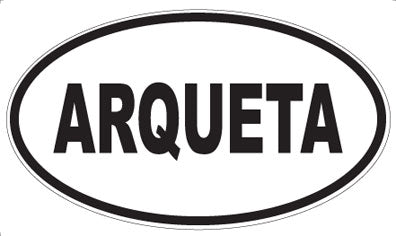 ARQUETA - Oval Magnet