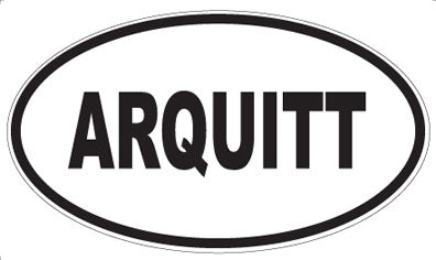 ARQUITT - Oval Magnet