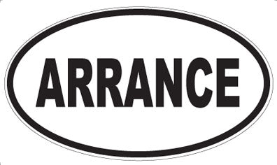 ARRANCE - Oval Sticker