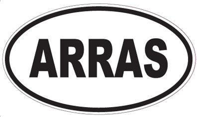 ARRAS - Oval Sticker