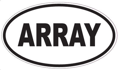 ARRAY - Oval Magnet