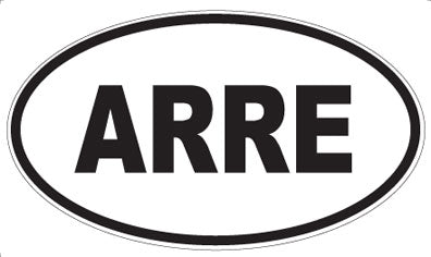 ARRE - Oval Sticker