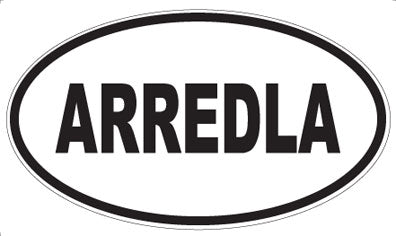 ARREDLA - Oval Sticker