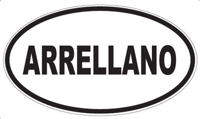 ARRELLANO - Oval Magnet
