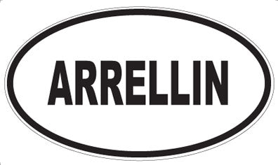 ARRELLIN - Oval Sticker