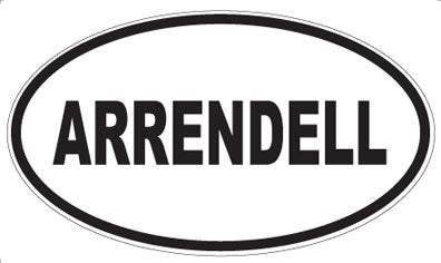 ARRENDELL - Oval Sticker