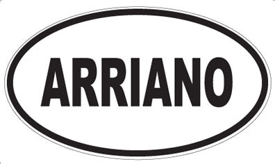 ARRIANO - Oval Magnet
