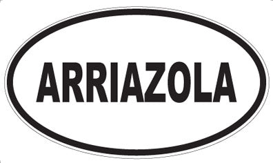 ARRIAZOLA - Oval Magnet