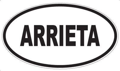 ARRIETA - Oval Magnet