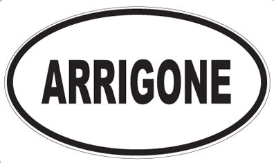 ARRIGONE - Oval Magnet