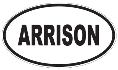 ARRISON - Oval Magnet
