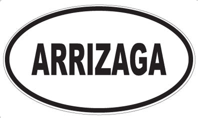 ARRIZAGA - Oval Magnet