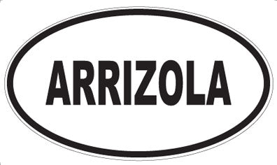 ARRIZOLA - Oval Magnet