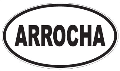 ARROCHA - Oval Magnet