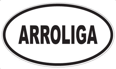 ARROLIGA - Oval Magnet