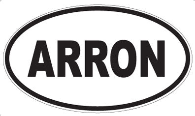 ARRON - Oval Magnet