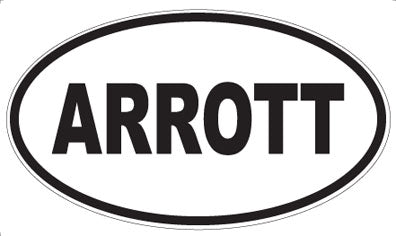 ARROTT - Oval Magnet