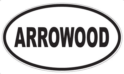 ARROWOOD - Oval Magnet