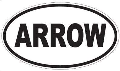 ARROW - Oval Magnet