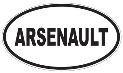 ARSENAULT - Oval Magnet