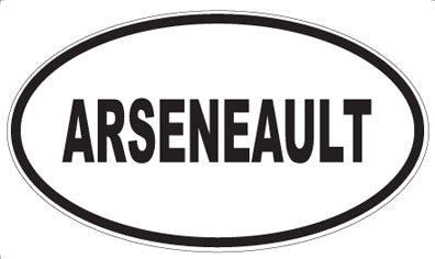 ARSENEAULT - Oval Magnet