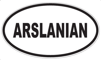 ARSLANIAN - Oval Magnet