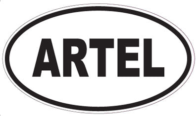 ARTEL - Oval Sticker