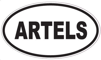 ARTELS - Oval Sticker