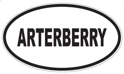ARTERBERRY - Oval Magnet