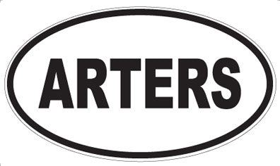 ARTERS - Oval Magnet