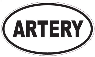 ARTERY - Oval Sticker