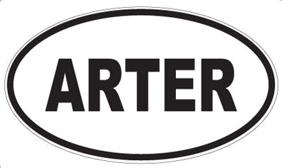 ARTER - Oval Magnet