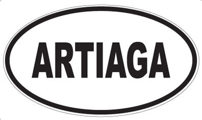 ARTIAGA - Oval Magnet