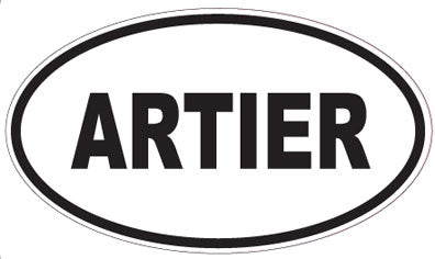 ARTIER - Oval Sticker
